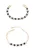 faina Armband  goud / zwart / transparant
