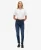 Mom-jeans van Biologisch Katoen met Hoge Taille Blue