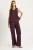 V-hals Katoenen Blouse-Broek Twee-Piece Set