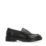 Manfield leren loafers zwart