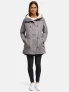 Navahoo Ireliaa Dames Parka – Windafstotende winterjas met teddyvoering en capuchon – Grijs
