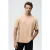 T-shirt met rechte pasvorm, ronde hals en korte mouwen