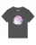 Watapparel Shirt ‘Babe’  antraciet / wit