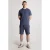 Lyle & Scott regular sweatshort blauw