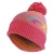 Meisjes Regenboog Muts met Pompon | Kinderen Warme Wintermuts met Pompon