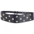 AllSaints Sonia Stud Wide Belt Black/warm Brass