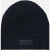 Calvin Klein Patch Chunky Rib Cotton Beanie Dark Sapphire