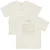 LEVV T-shirt met backprint ecru
