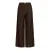 VILA kanten wide leg semi-transparante broek – donkerbruin