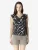 KOROSHI Blouse  beige / kaki / zwart