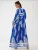 Hiccup Jurk  royal blue/koningsblauw / wit