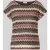 MORE & MORE T-shirt in all-over look met ronde hals