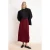 Trendyol Modest Dames Bordeaux Effen Maxi A-lijn A-lijn Modest Rokken