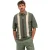 Butcher of Blue Delvin knit stripe polo jade green