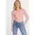 Rich & Royal Organic Rib Longsleeve Striped Red Salsa