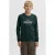 JACK & JONES JUNIOR longsleeve met logoprint – donkergroen