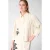 Shoeby viscose broderie blouse met print – ecru