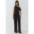 Wijd Gesneden Asymmetrische Kraag Jumpsuit