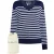 Dreimaster Dames marine wit