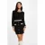 Morgan jurk zwart/wit