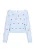 MYMO Trui ‘Comfy’  lichtblauw / rood