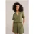 We Fashion Blouse Dark Green