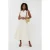EsQualo Dress Slv/lss 3d Circled Embroidery Light Sand
