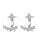 Hey Happiness Oorbellen ‘Star Jacket’  zilver