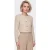 Ted Baker Vulpa Tailored Boucle Fitted Cropped Ivory