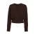 King Louie gebreid vest – donkerbruin