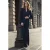 Elvira Collections regular blazer met krijtstreep donkerblauw