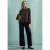 Blouse met lange mouwen en peplum