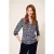 White Stuff Annie Jersey Shirt Natural Printed