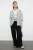 TRENDYOLMİLLA Dames Grijs Effen Lang Oversized Vesten