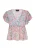 faina Blouse  lichtblauw / groen / pink