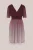 WE Fashion Dames plisséjurk met glittergaren