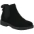 Hush Puppies Maddy Wijd Zwart Suède Dameslaarzen