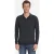 No Excess Pullover V Polo Melange Dark Grey
