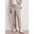 Street One Dames Broek met spijlpijpen in papertouch kwaliteit in Beige