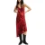 AllSaints Alexia Sanibel Dress Rust Red