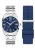 GUESS Analoog horloge ‘Elliot’  donkerblauw / zilver