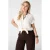 MS Mode viscose blouse met borduursels Plus Size – ecru