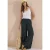 Broek met High Waist en Wide Leg pijpen in een Loose Fit pasvorm