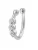 Hey Happiness Oorbellen ‘Trinity Cuff’  zilver
