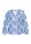 usha FESTIVAL Blouse ‘Fashion Look’  blauw / marine / wit