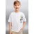 T-shirt met ronde hals, borstzak en print