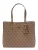 GUESS Shopper ‘MERIDIAN II GIRLFRIEND TOTE’  donkerbeige / lichtbruin