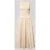 comma midi-jurk met smokdetail