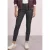 Broek met Mid Waist-taille en Slim Fit-pasvorm in leerlook