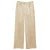 comma suèdelook high waist straight leg casual broek – beige